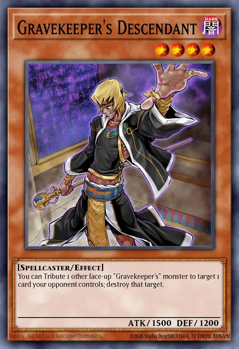 Gravekeeper's Descendant trading card