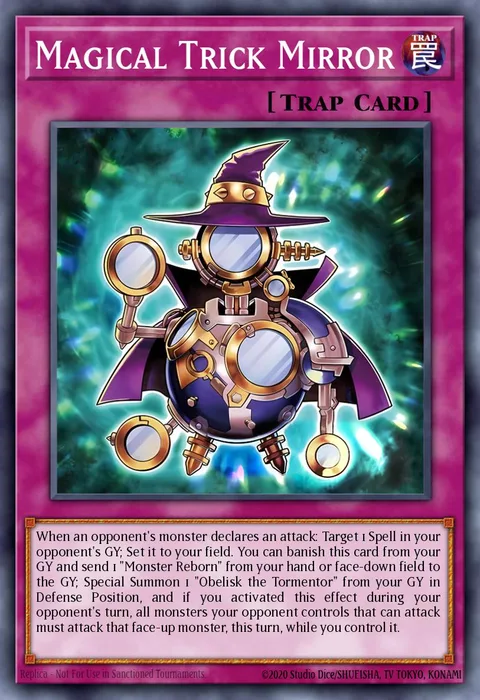 Magical Trick Mirror trading card