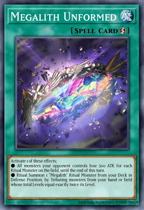 Megalith Unformed trading card
