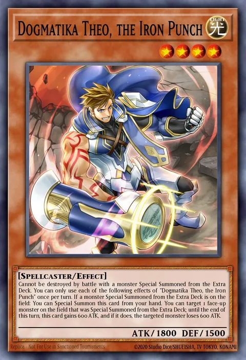 Dogmatika Theo, the Iron Punch trading card