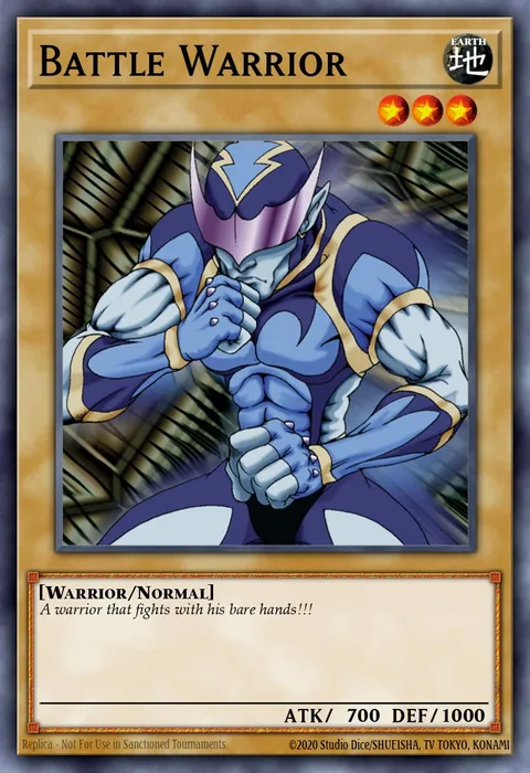 Battle Warrior trading card