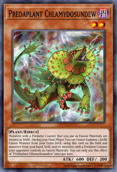 Predaplant Chlamydosundew trading card
