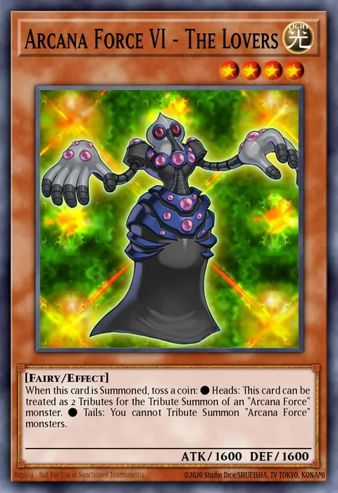 Arcana Force VI - The Lovers trading card