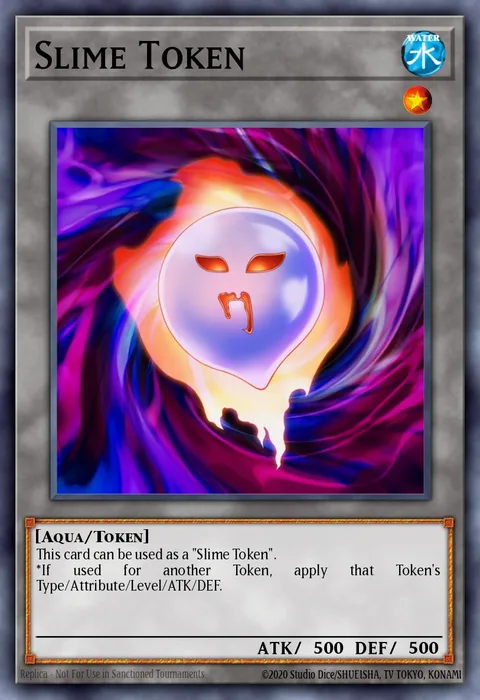 Slime Token trading card