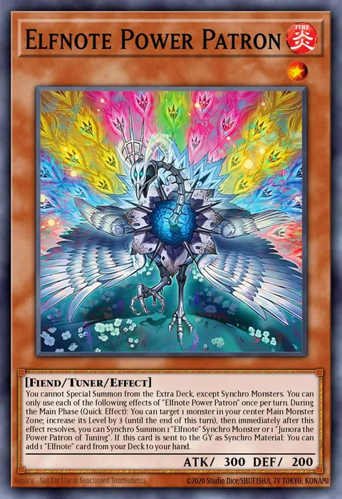 Elfnote Power Patron trading card