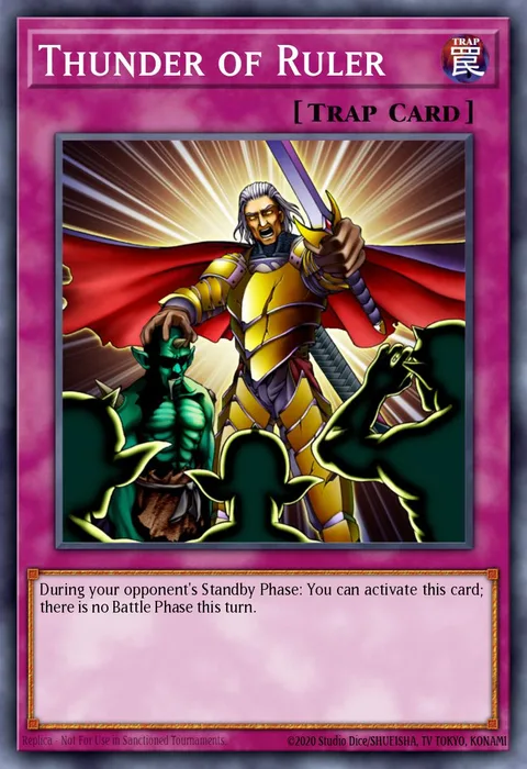 Thunder of Ruler trading card