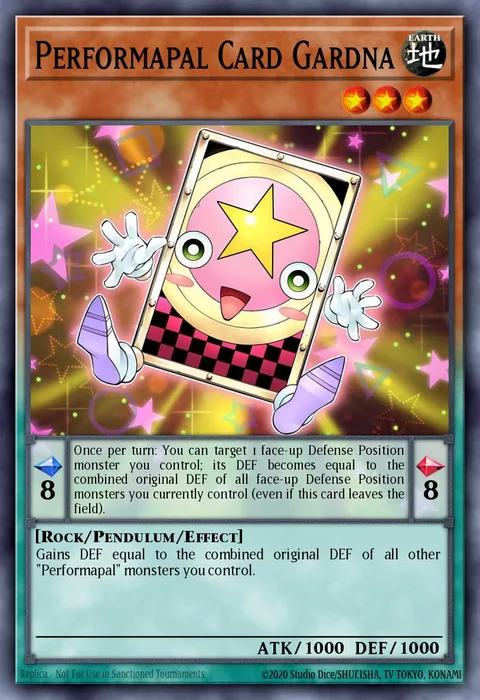 Performapal Card Gardna trading card