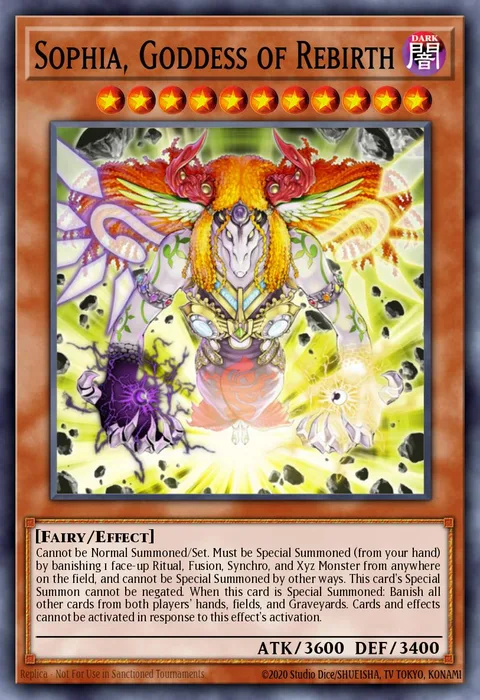 Sophia, Goddess of Rebirth trading card