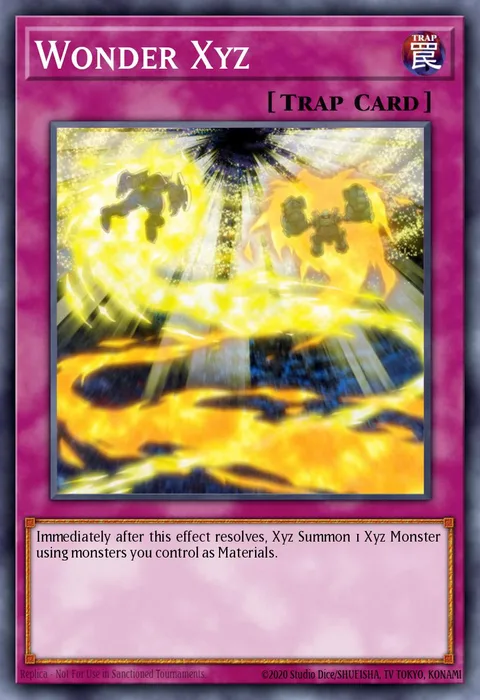 Wonder Xyz trading card