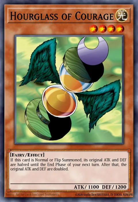 Hourglass of Courage trading card