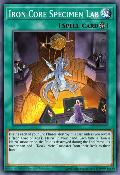 Iron Core Specimen Lab trading card