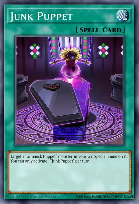 Junk Puppet trading card