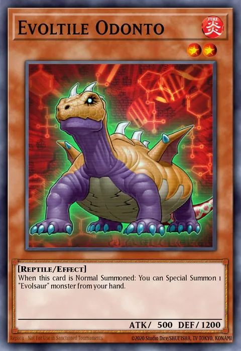 Evoltile Odonto trading card