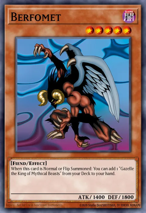 Berfomet trading card