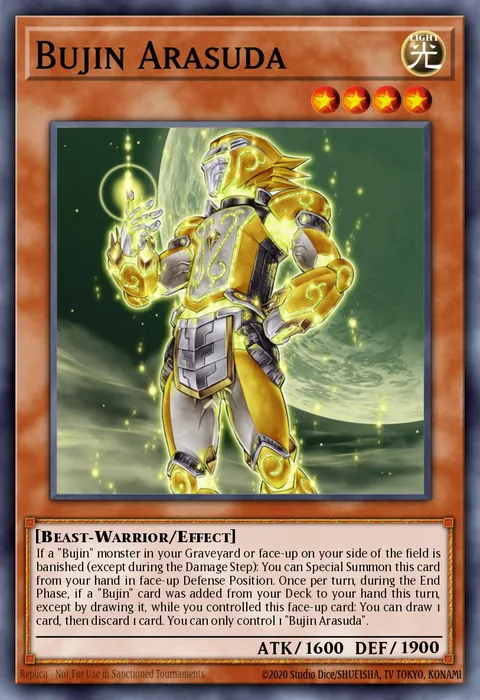 Bujin Arasuda trading card