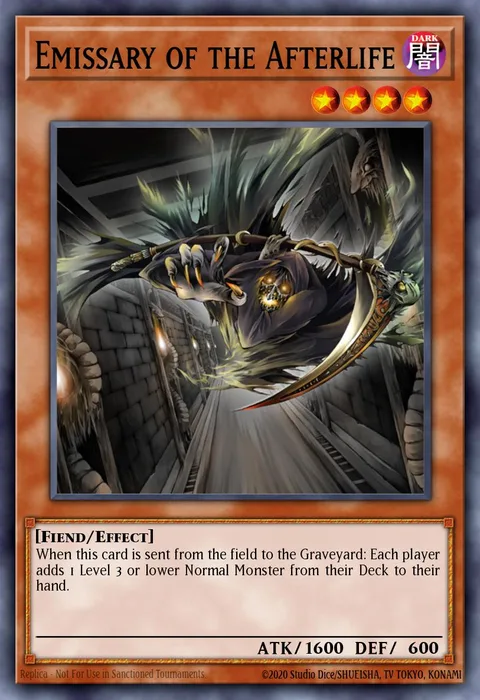 Emissary of the Afterlife trading card