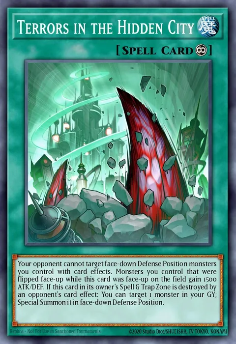 Terrors in the Hidden City trading card