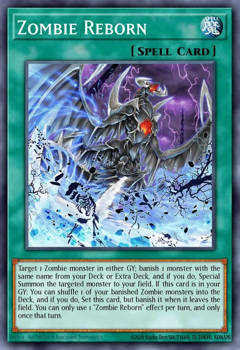 Zombie Reborn trading card
