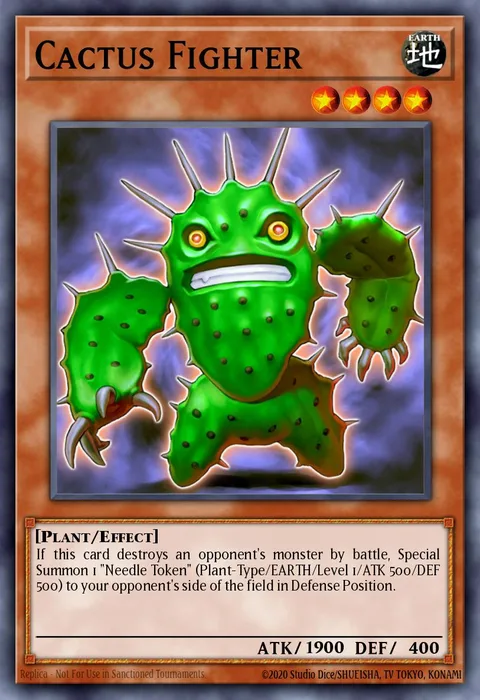 Cactus Fighter trading card