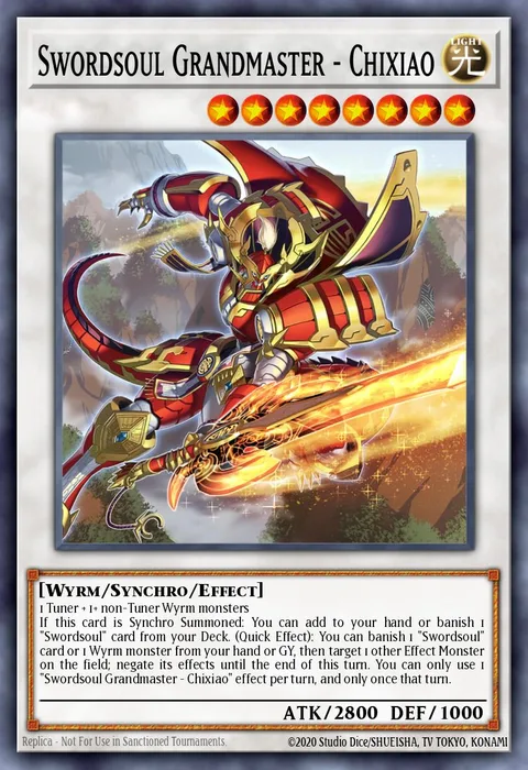 Swordsoul Grandmaster - Chixiao trading card