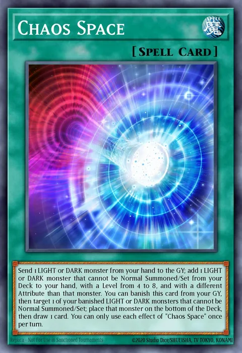 Chaos Space trading card