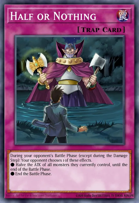 Half or Nothing trading card