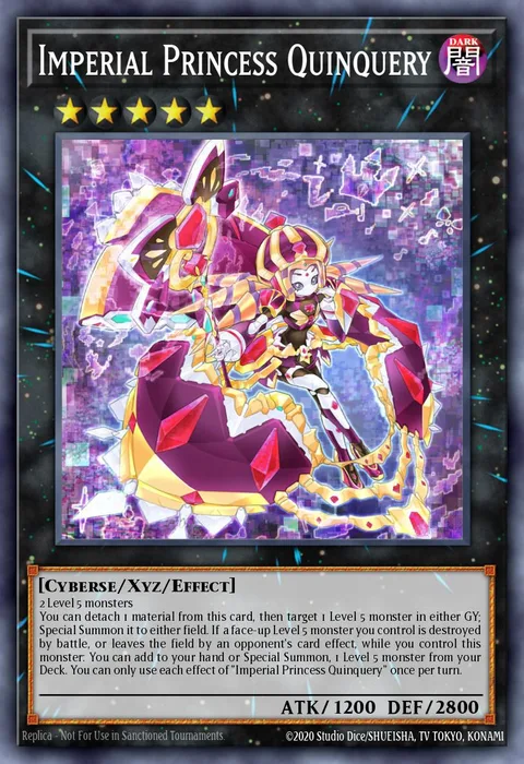 Imperial Princess Quinquery trading card