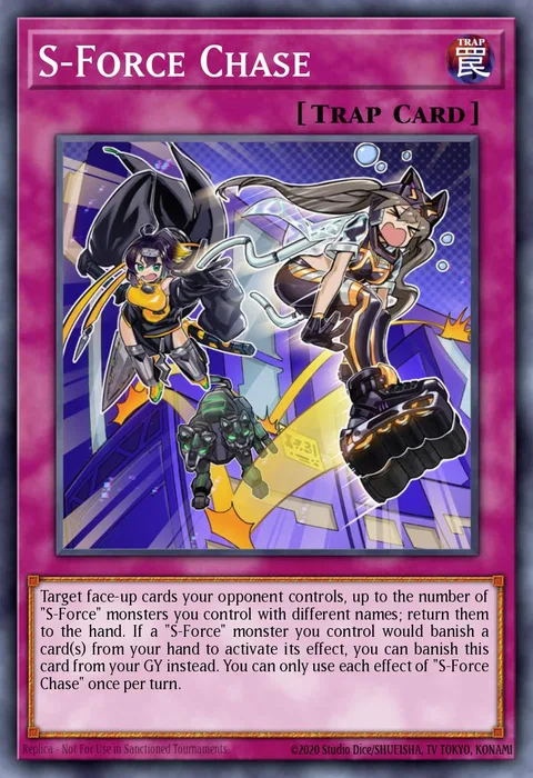 S-Force Chase trading card