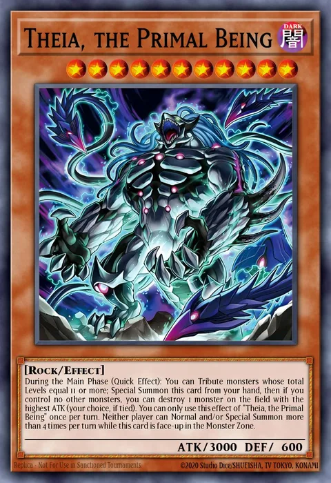 Theia, the Primal Being trading card