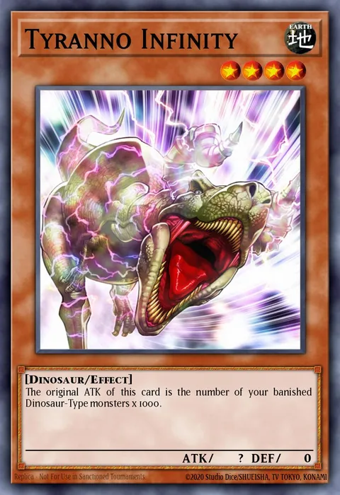 Tyranno Infinity trading card