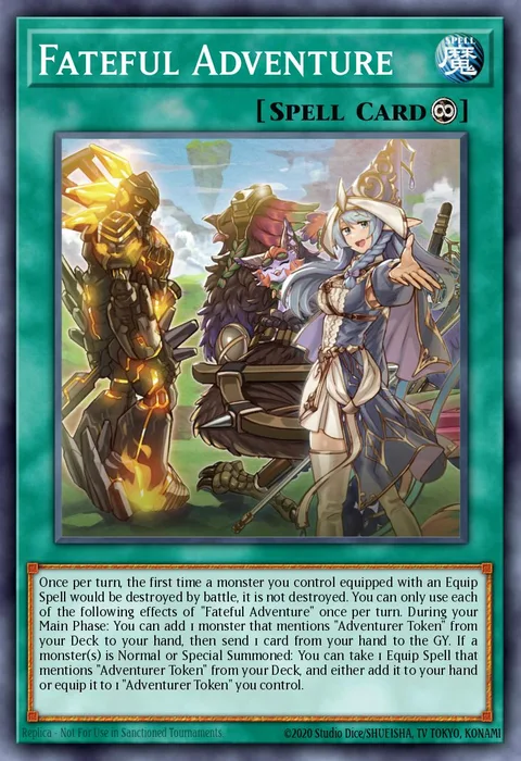 Fateful Adventure trading card