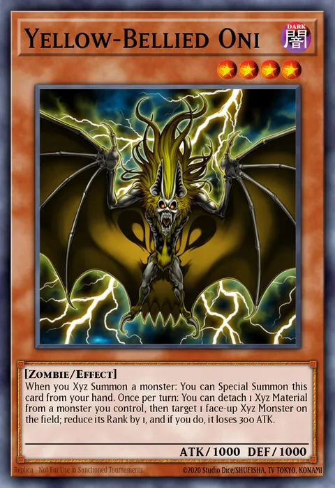 Yellow-Bellied Oni trading card