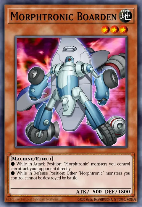 Morphtronic Boarden trading card