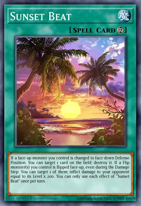 Sunset Beat trading card