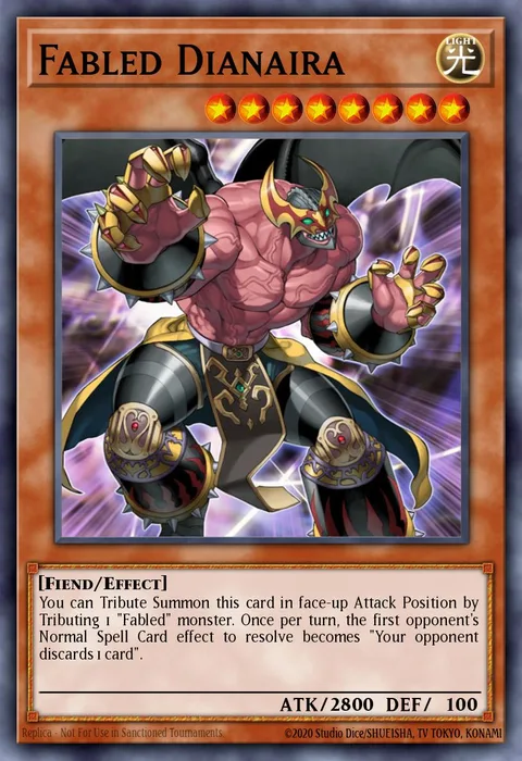 Fabled Dianaira trading card