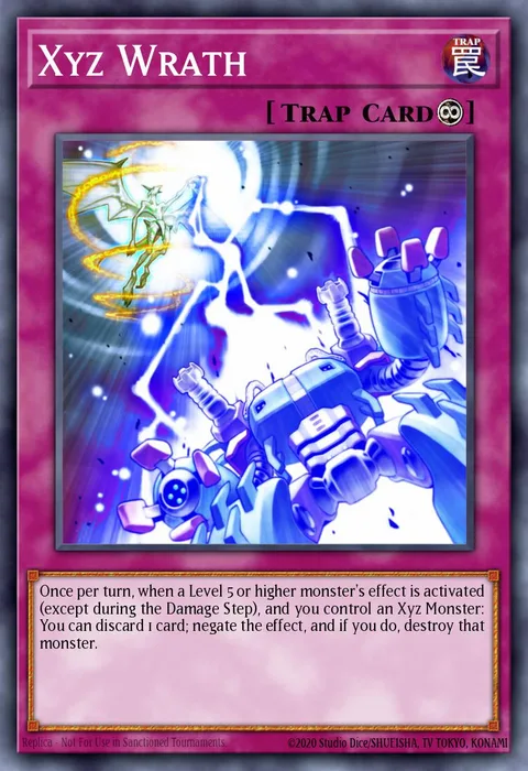 Xyz Wrath trading card