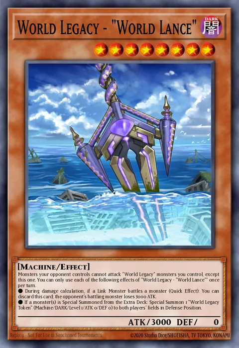 World Legacy - "World Lance" trading card