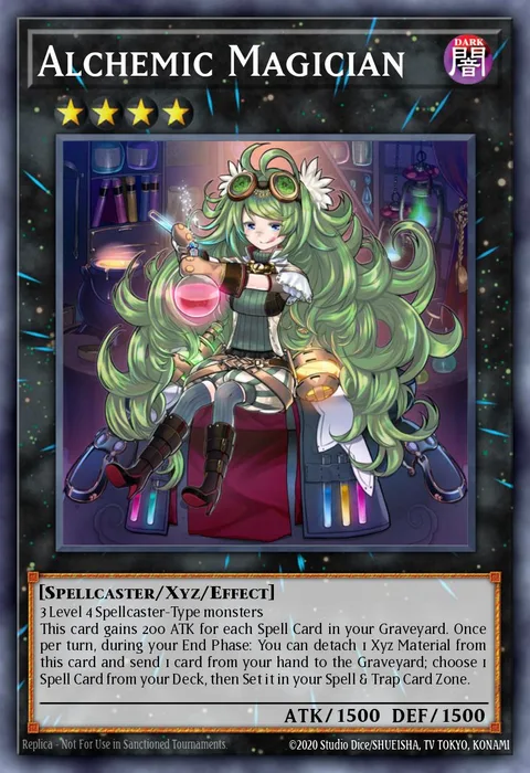 Alchemic Magician trading card
