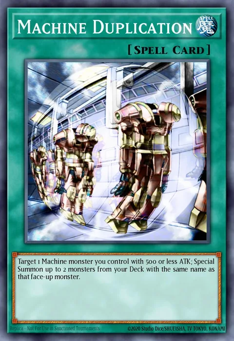 Machine Duplication trading card