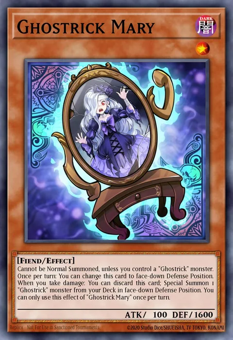 Ghostrick Mary trading card