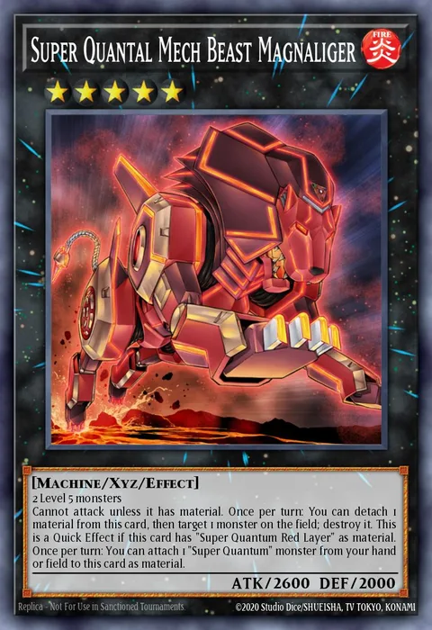Super Quantal Mech Beast Magnaliger trading card