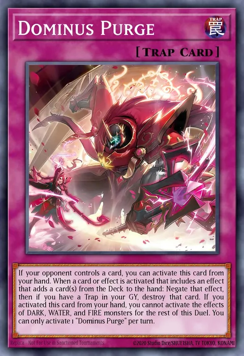 Dominus Purge trading card