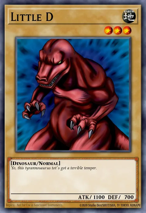 Little D trading card