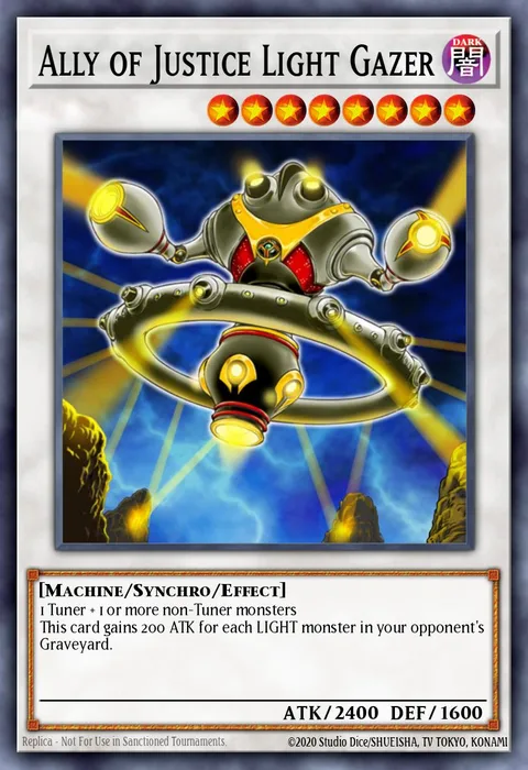 Ally of Justice Light Gazer trading card