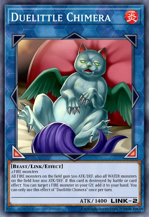 Duelittle Chimera trading card