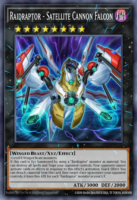 Raidraptor - Satellite Cannon Falcon trading card