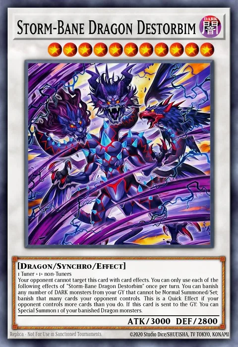 Storm-Bane Dragon Destorbim trading card