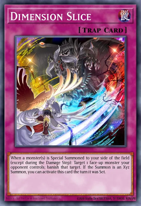 Dimension Slice trading card