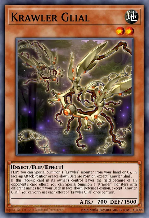 Krawler Glial trading card