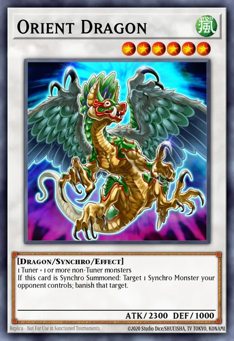 Orient Dragon trading card
